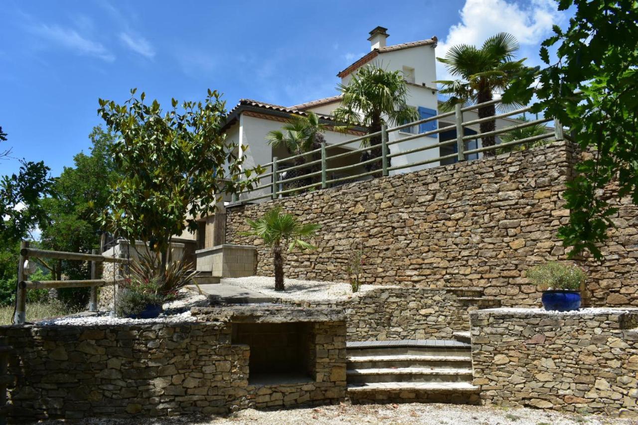 Les Palmiers Des Causses Villa Saint-Rome-de-Tarn Eksteriør bilde