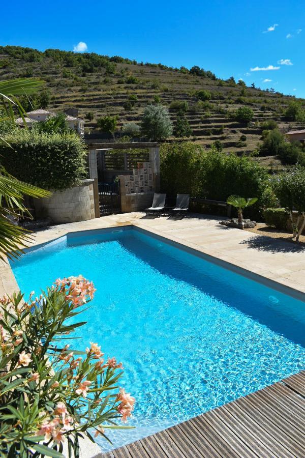 Les Palmiers Des Causses Villa Saint-Rome-de-Tarn Eksteriør bilde